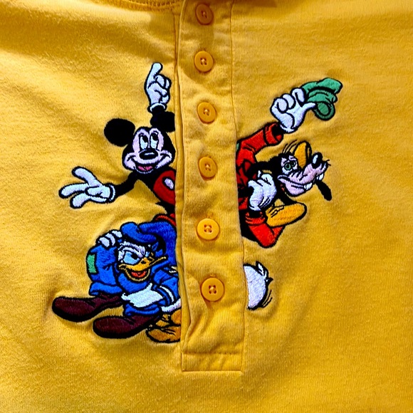 Disney • Disneyland • Mickey Mouse • Donald Duck • Goofy • Henley • Long sleeve - Picture 2 of 6